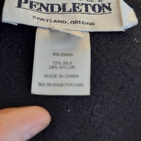 Vintage Pendleton silk-blend cardigan - Picture 8 of 9